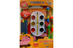 Kreativní box: Vybarvi si - Zvířátka ze statku