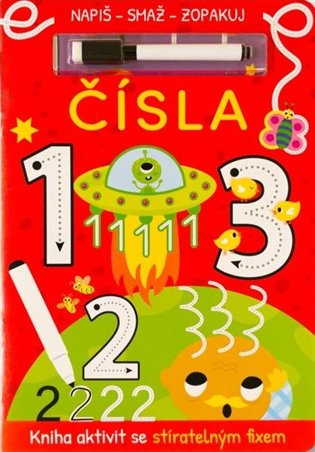 Čísla - Napiš, smaž, zopakuj