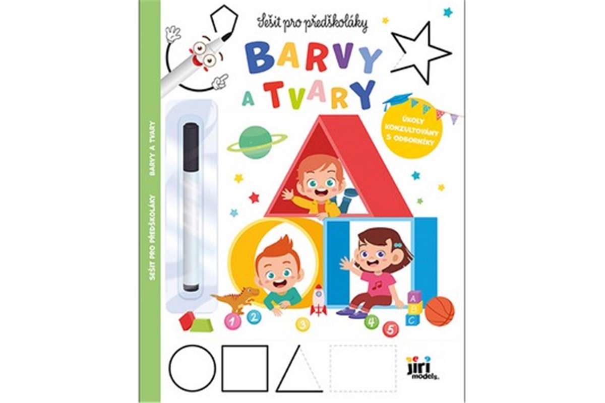 Barvy a tvary - Sešit pro předškoláky