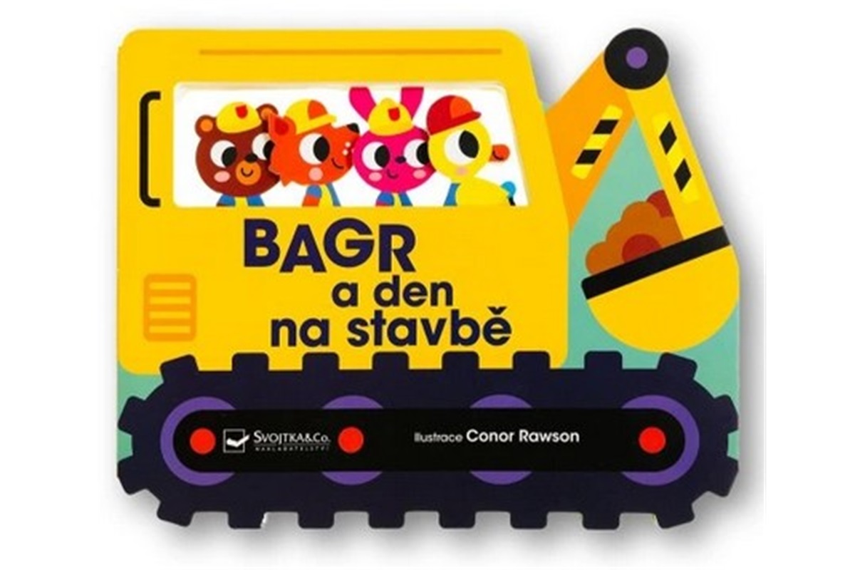 Bagr a den na stavbě
