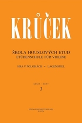 Krůček, Václav - Škola houslových etud II Sešit 3, 4