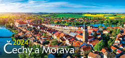 Čechy a Morava 2024 - stolní kalendář
