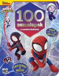 100 samolepek s omalovánkami Spidey